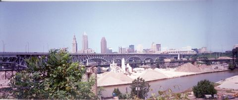 Skyline of Cleveland.