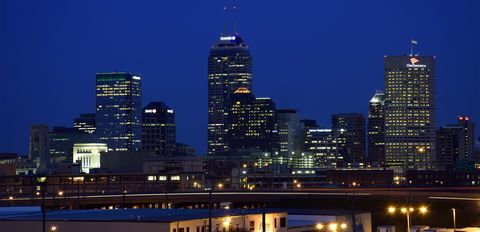 Skyline of Indianapolis.