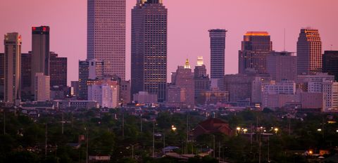 Skyline of New Orleans.