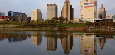 Skyline of Newark.