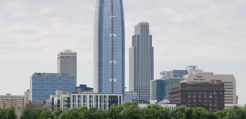 Skyline of Omaha.