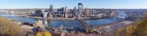 Skyline of Pittsburgh.