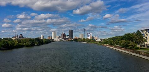 Skyline of Rochester.